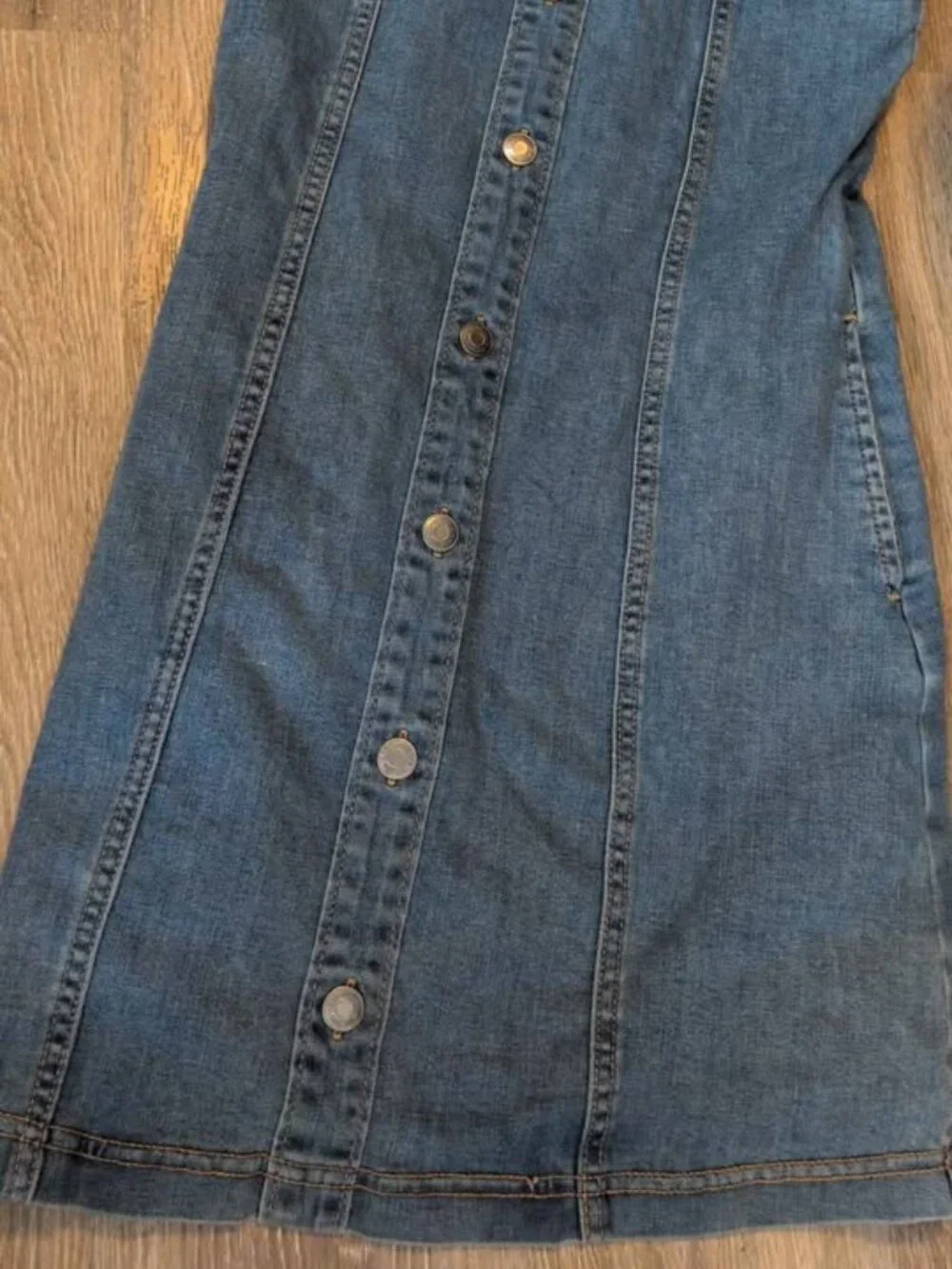 Abercrombie kids Denim Overall Dress 13/14